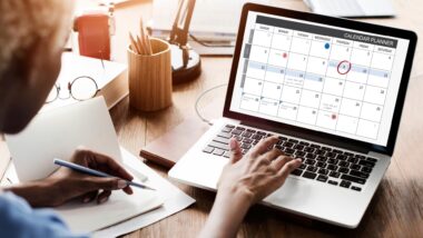 10-minute units instead of 30 minutes: How to note your appointments even more accurately in your calendar